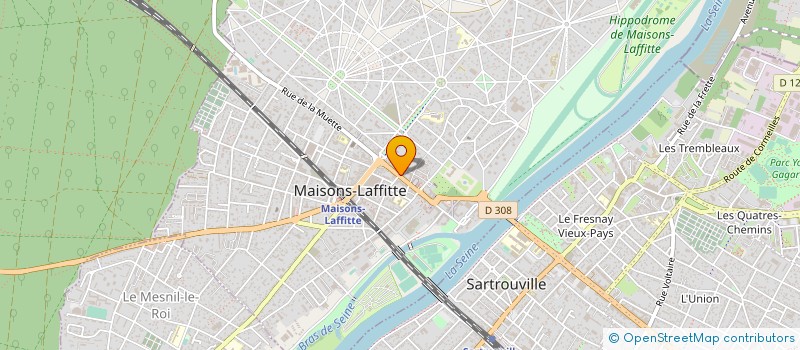 localisation de l'entreprise MONSIEUR FREDERIC POUCHAIN à MAISONS-LAFFITTE