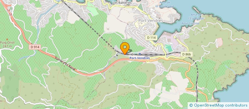 localisation de l'entreprise MONSIEUR FREDERIC POUCHAIN  PORT-VENDRES