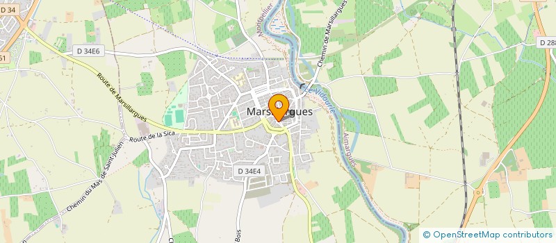 localisation de l'entreprise MONSIEUR FREDERIC POUGET  MARSILLARGUES