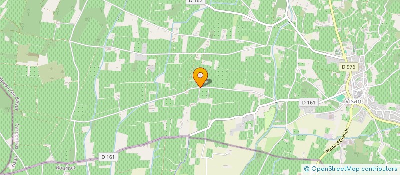 localisation de l'entreprise MONSIEUR FREDERIC POUIZIN  VISAN