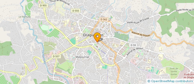 localisation de l'entreprise MONSIEUR FREDERIC POULAIN à DRAGUIGNAN
