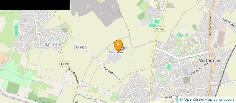 localisation de l'entreprise MONSIEUR FREDERIC POURRE  WATTIGNIES