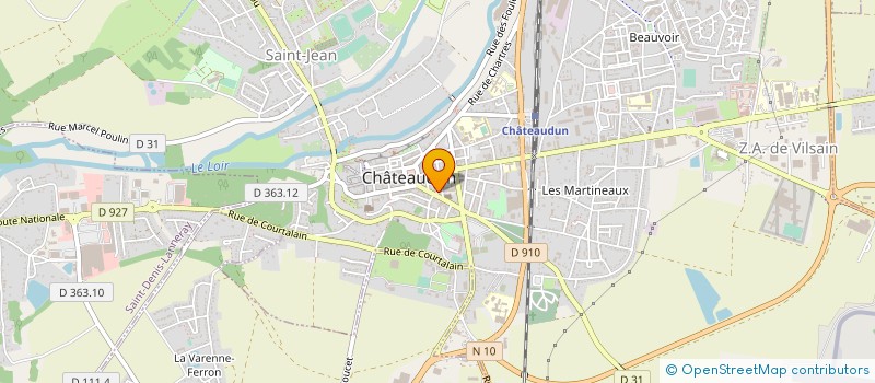 localisation de l'entreprise MONSIEUR FREDERIC POUSSE  SURGERES