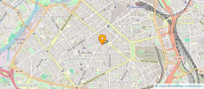 localisation de l'entreprise MONSIEUR FREDERIC POUZET à LILLE