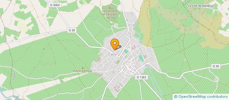 localisation de l'entreprise MONSIEUR FREDERIC POWAZNY  CAUX