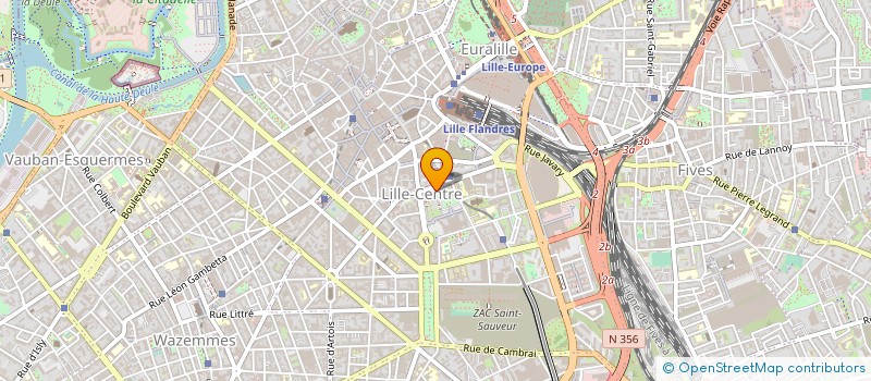 localisation de l'entreprise MONSIEUR FREDERIC PREVOST à LILLE