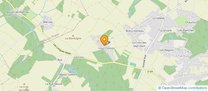 localisation de l'entreprise MONSIEUR FREDERIC PREVOST à CHARBUY