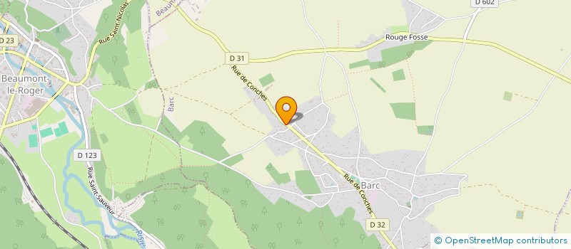 localisation de l'entreprise MONSIEUR FREDERIC PREVOST  BARC