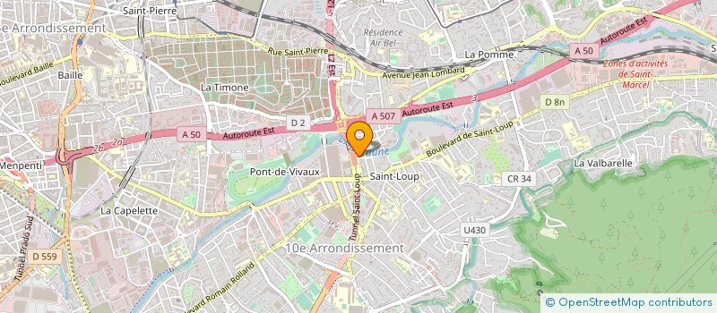 localisation de l'entreprise MONSIEUR FREDERIC PRIGENT à MARSEILLE