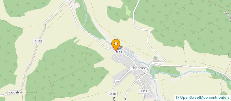 localisation de l'entreprise MONSIEUR FREDERIC PRIGNOT  CHENNEGY