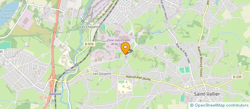 localisation de l'entreprise MONSIEUR FREDERIC PROST à SAINT-VALLIER