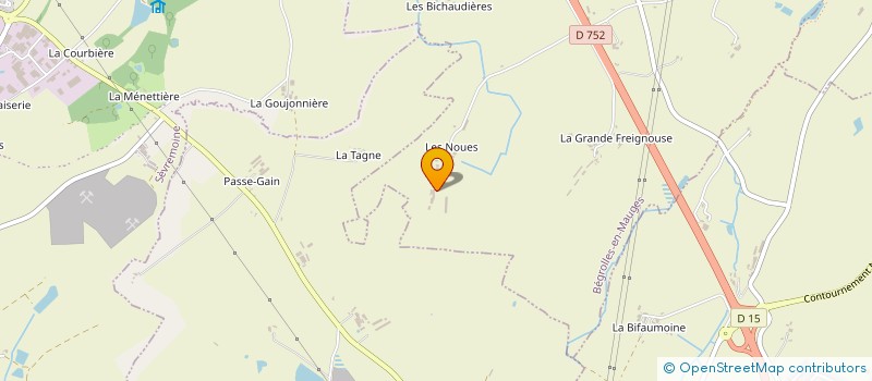 localisation de l'entreprise MONSIEUR FREDERIC PROTAIS  BEGROLLES-EN-MAUGES