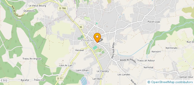 localisation de l'entreprise MONSIEUR FREDERIC PROUFF à PLOUEZEC