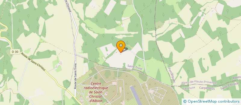 localisation de l'entreprise MONSIEUR FREDERIC PROUVEUR  SAINT-TRINIT