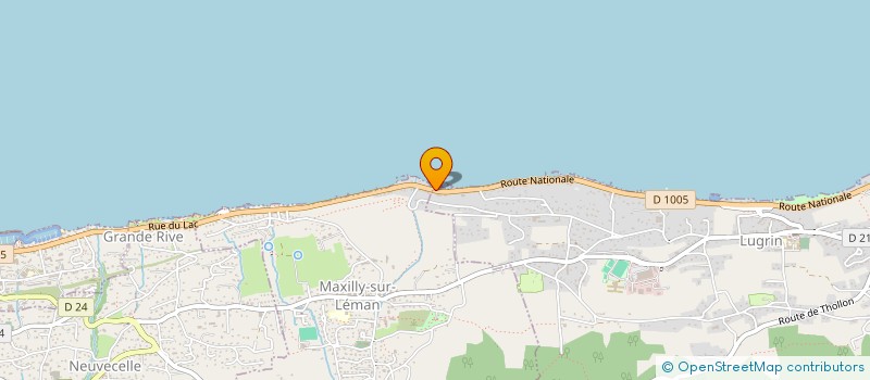 localisation de l'entreprise MONSIEUR FREDERIC PROVOST  SAINT-GINGOLPH