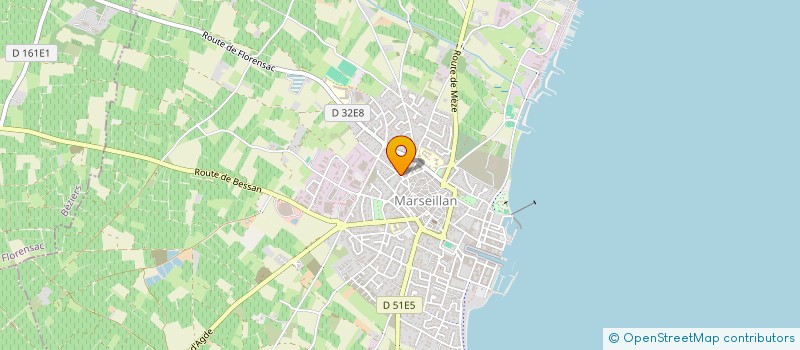 localisation de l'entreprise MONSIEUR FREDERIC PROVOST à MARSEILLAN