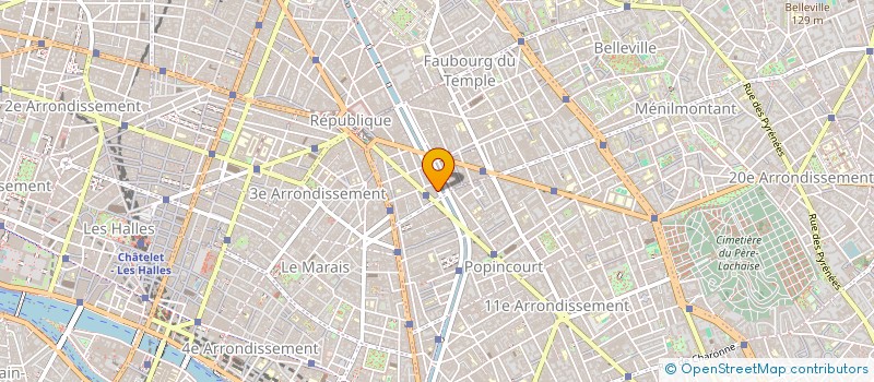 localisation de l'entreprise MONSIEUR FREDERIC PRUCHON  PARIS