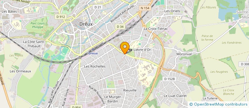localisation de l'entreprise MONSIEUR FREDERIC PRUD'HOMME à DREUX