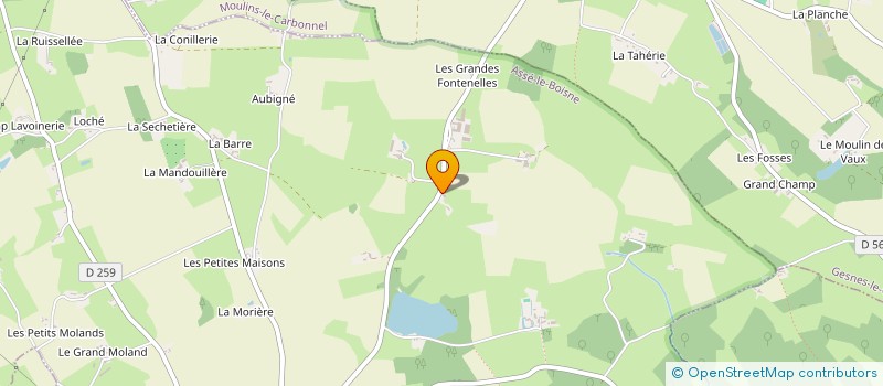 localisation de l'entreprise MONSIEUR FREDERIC PRUNIER  MONT-SAINT-JEAN