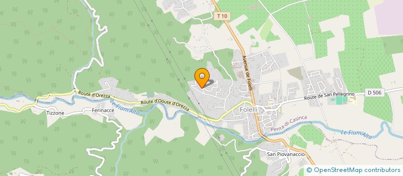 localisation de l'entreprise MONSIEUR FREDERIC PUCCETTI à PENTA-DI-CASINCA