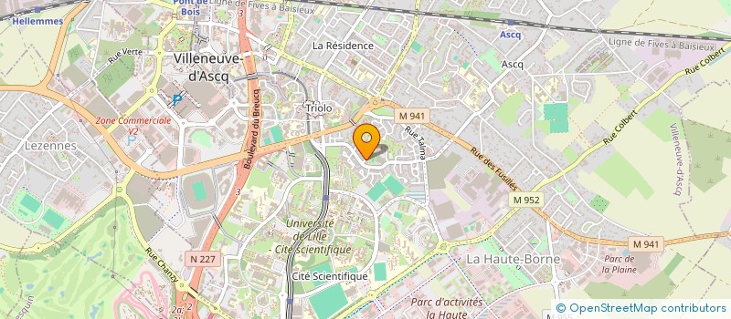 localisation de l'entreprise MONSIEUR FREDERIC PUECH à VILLENEUVE-D'ASCQ