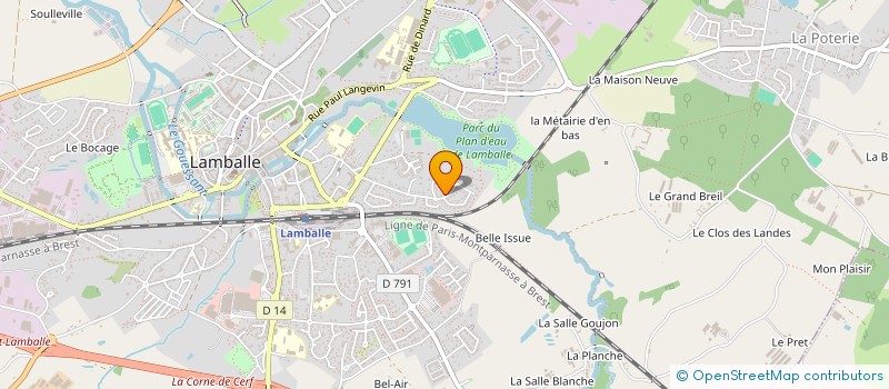 localisation de l'entreprise MONSIEUR FREDERIC PUENTE  LAMBALLE-ARMOR