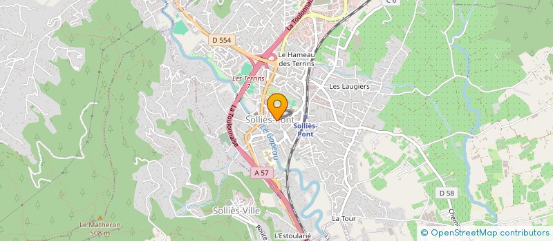 localisation de l'entreprise MONSIEUR FREDERIC PUIGROS  SOLLIES-PONT