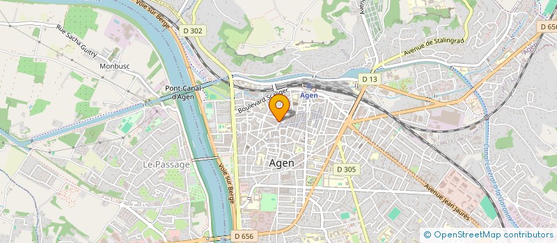 localisation de l'entreprise MONSIEUR FREDERIC PUJO  AGEN