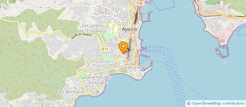 localisation de l'entreprise MONSIEUR FREDERIC PURTSCHET à AJACCIO