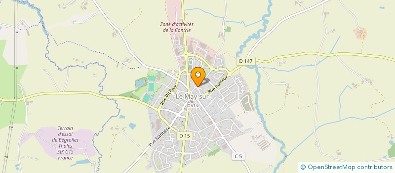 localisation de l'entreprise MONSIEUR FREDERIC PUTEAUX  LE MAY-SUR-EVRE