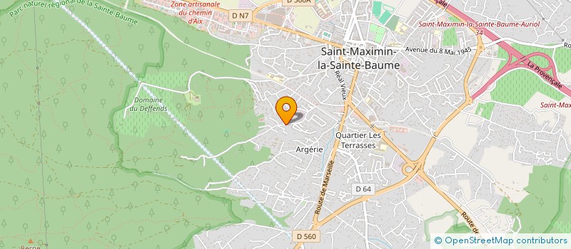 localisation de l'entreprise MONSIEUR FREDERIC QUATREVAUX à SAINT-MAXIMIN-LA-SAINTE-BAUME