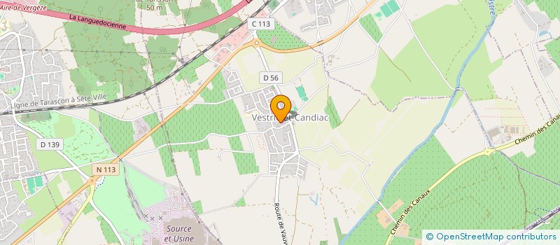 localisation de l'entreprise MONSIEUR FREDERIC QUERAT  MOUSSAC