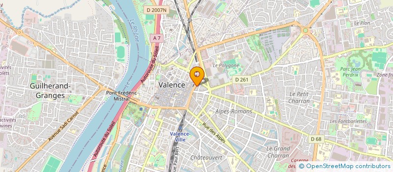 localisation de l'entreprise MONSIEUR FREDERIC QUERCIA à VALENCE