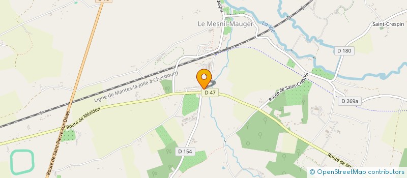 localisation de l'entreprise MONSIEUR FREDERIC QUERON  MEZIDON VALLEE D'AUGE