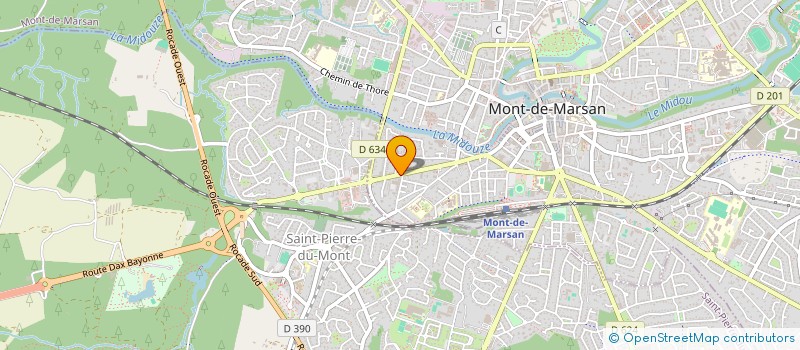 localisation de l'entreprise MONSIEUR FREDERIC QUERY  MONT-DE-MARSAN