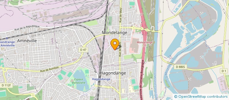 localisation de l'entreprise MONSIEUR FREDERIC QUESNOT à MONDELANGE
