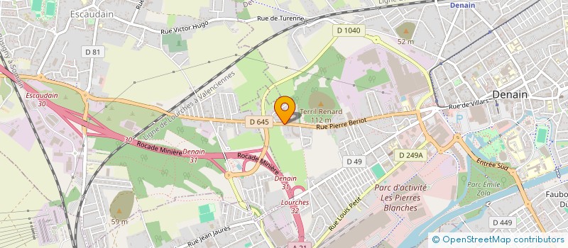 localisation de l'entreprise MONSIEUR FREDERIC QUESNOY à DENAIN