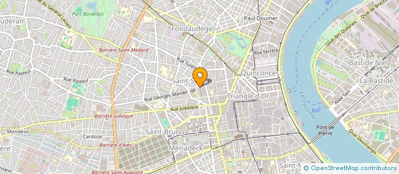 localisation de l'entreprise MONSIEUR FREDERIC QUETEL à BORDEAUX