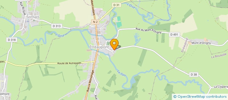 localisation de l'entreprise MONSIEUR FREDERIC QUILLET  ETREAUPONT