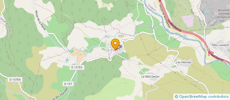 localisation de l'entreprise MONSIEUR FREDERIC QUISSOL  LE PUECH