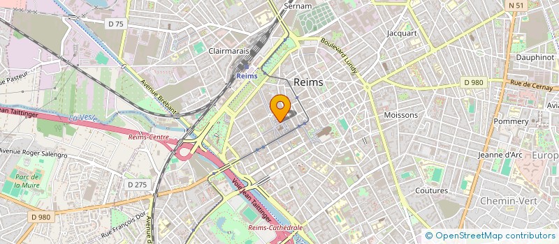 localisation de l'entreprise MONSIEUR FREDERIC RAAB  REIMS