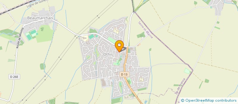 localisation de l'entreprise MONSIEUR FREDERIC RABINOVITCH  OTHIS