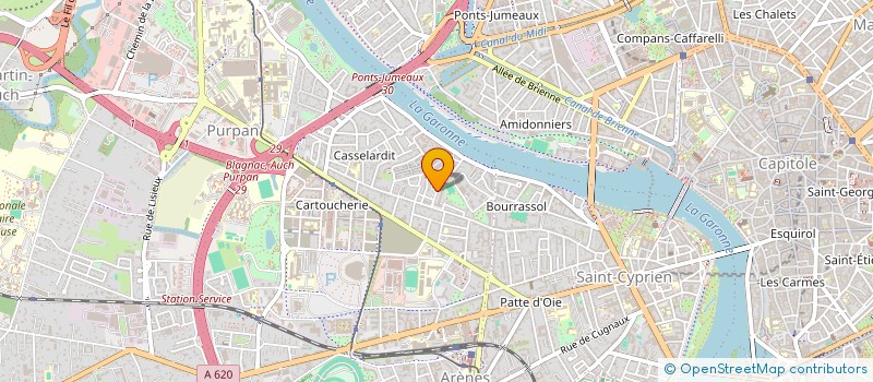 localisation de l'entreprise MONSIEUR FREDERIC RABOT à TOULOUSE