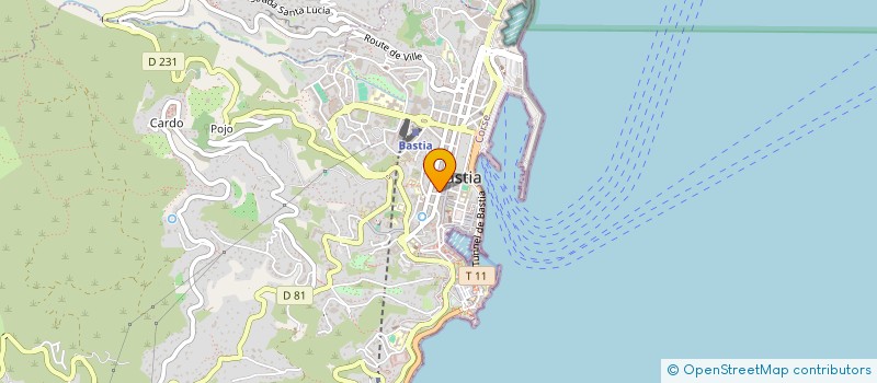 localisation de l'entreprise MONSIEUR FREDERIC RAFFAELLI à BASTIA