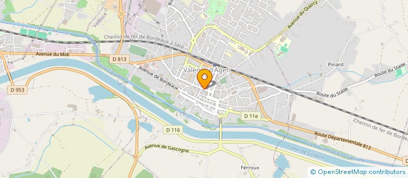 localisation de l'entreprise MONSIEUR FREDERIC RAFFY  VALENCE