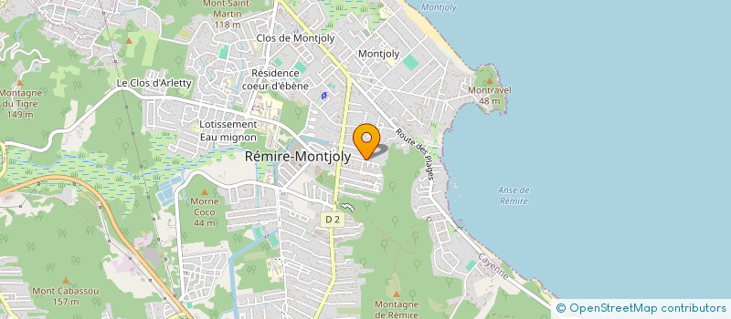 localisation de l'entreprise MONSIEUR FREDERIC RAIBAUT  REMIRE-MONTJOLY