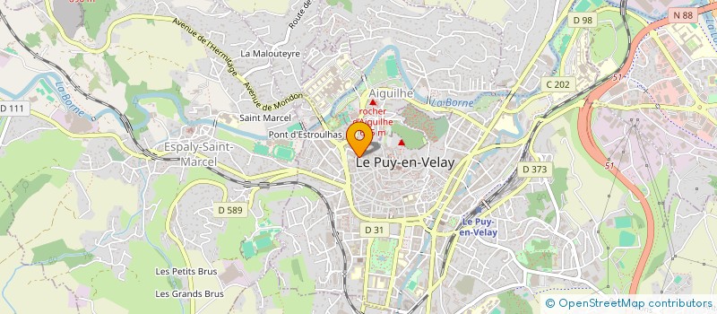 localisation de l'entreprise MONSIEUR FREDERIC RAILLOT  LE PUY-EN-VELAY