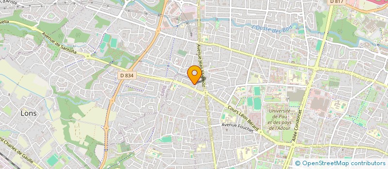 localisation de l'entreprise MONSIEUR FREDERIC RANCES  BILLERE