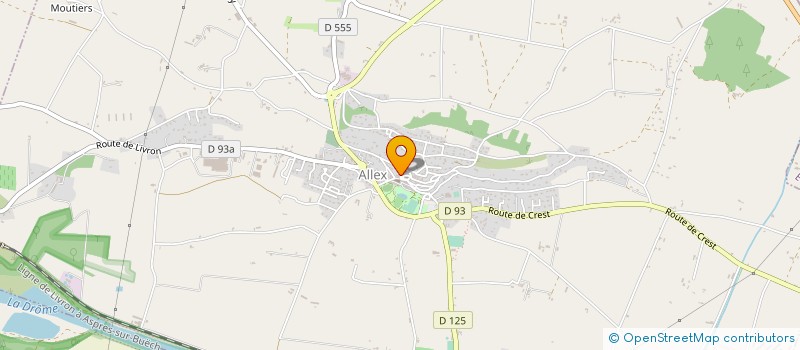 localisation de l'entreprise MONSIEUR FREDERIC RANNAUD  ALLEX