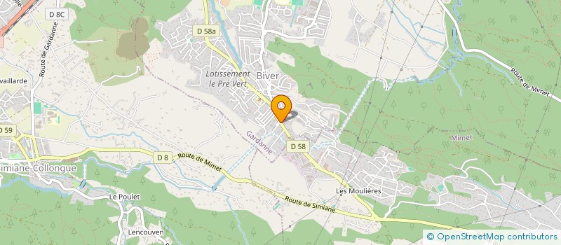 localisation de l'entreprise MONSIEUR FREDERIC RASCA  GARDANNE